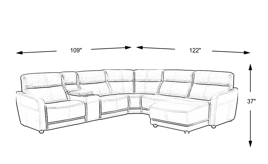 Dimension Image. Please refer to the Dimension Tab on this page for dimension details.