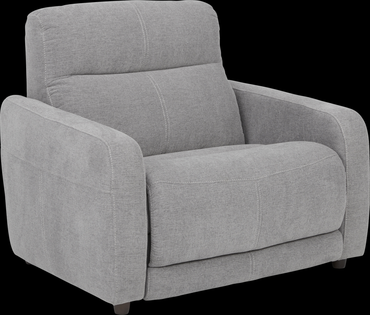 Cindy Crawford Home West Highlands Gray Power Recliner - Thumbnail - Image 2