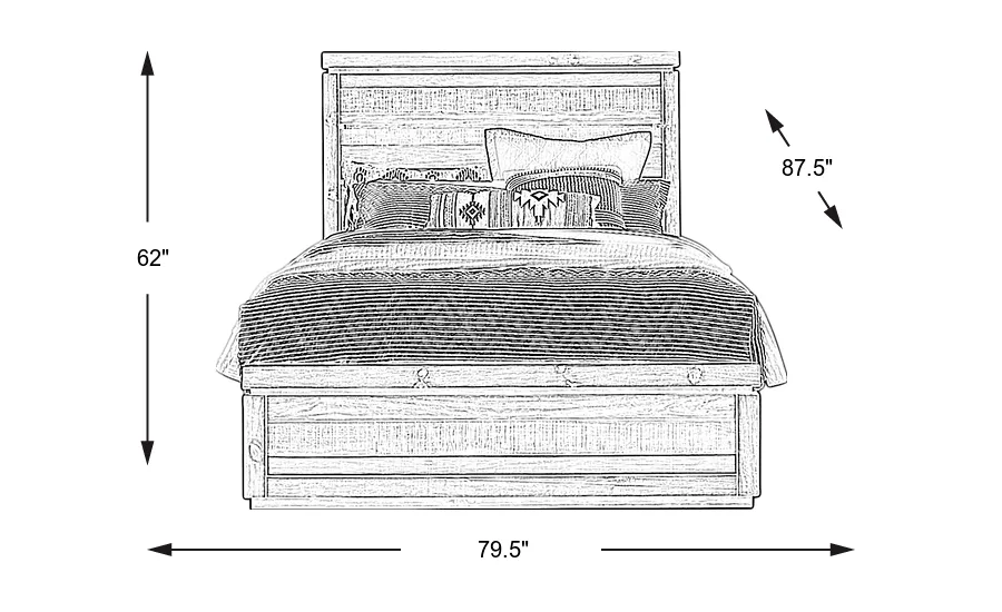 Dimension Image. Please refer to the Dimension Tab on this page for dimension details.