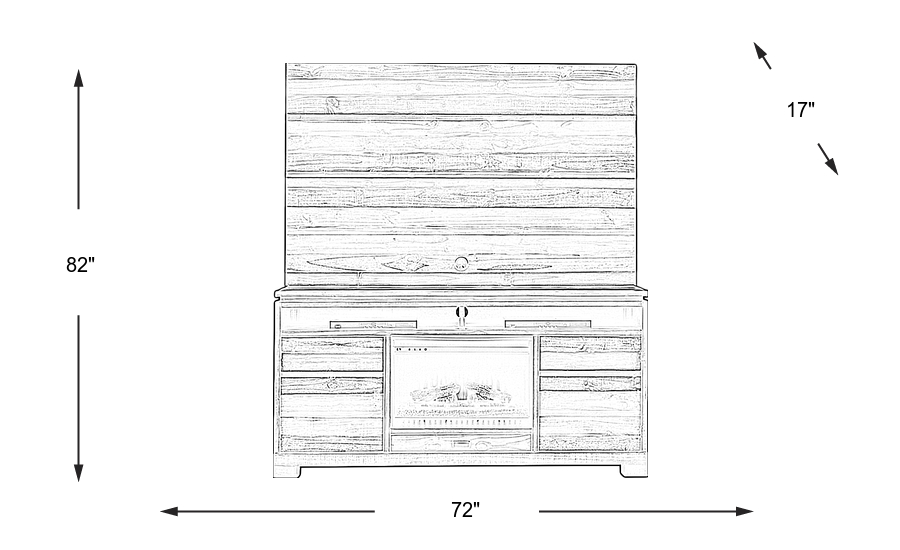 Dimension Image. Please refer to the Dimension Tab on this page for dimension details.