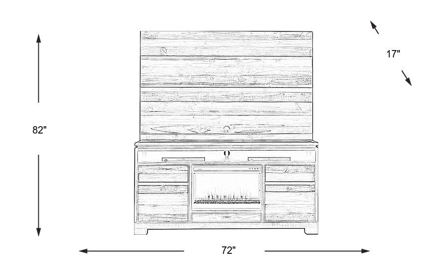 Dimension Image. Please refer to the Dimension Tab on this page for dimension details.