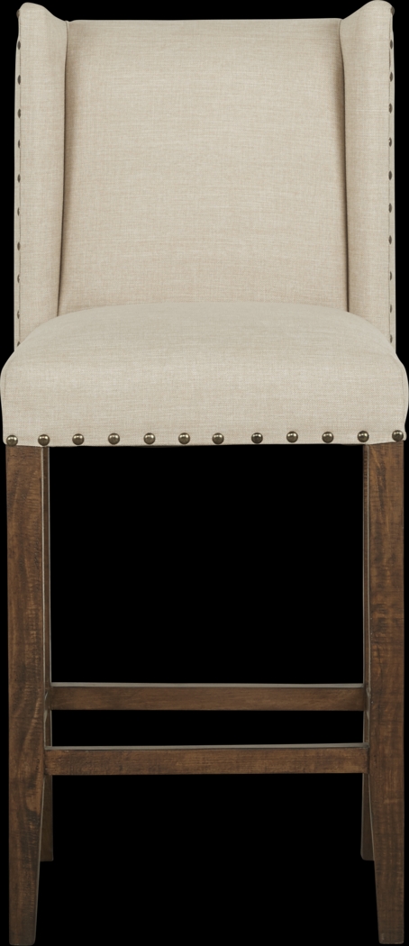 Cindy Crawford Home Westover Hills Brown Barstool - Thumbnail - Image 2