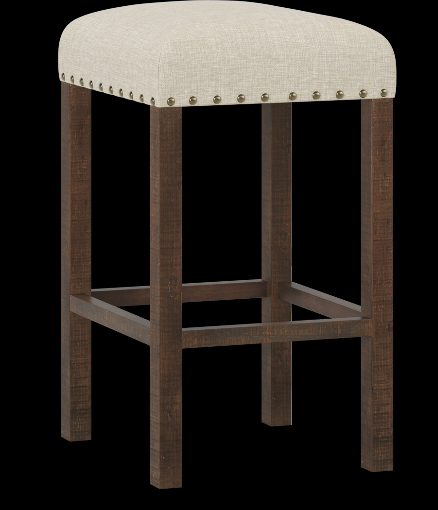 Westover Hills Brown Bar Height Stool - Thumbnail - Image 1
