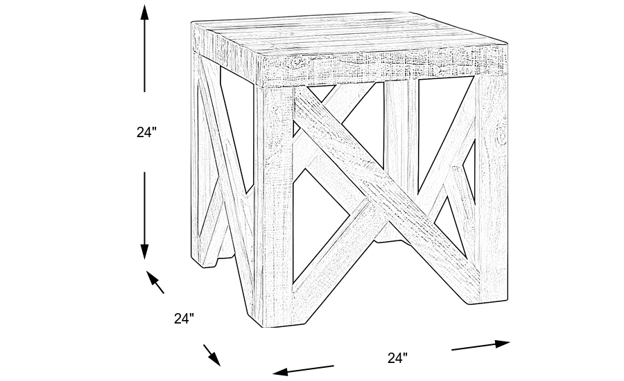 Dimension Image. Please refer to the Dimension Tab on this page for dimension details.