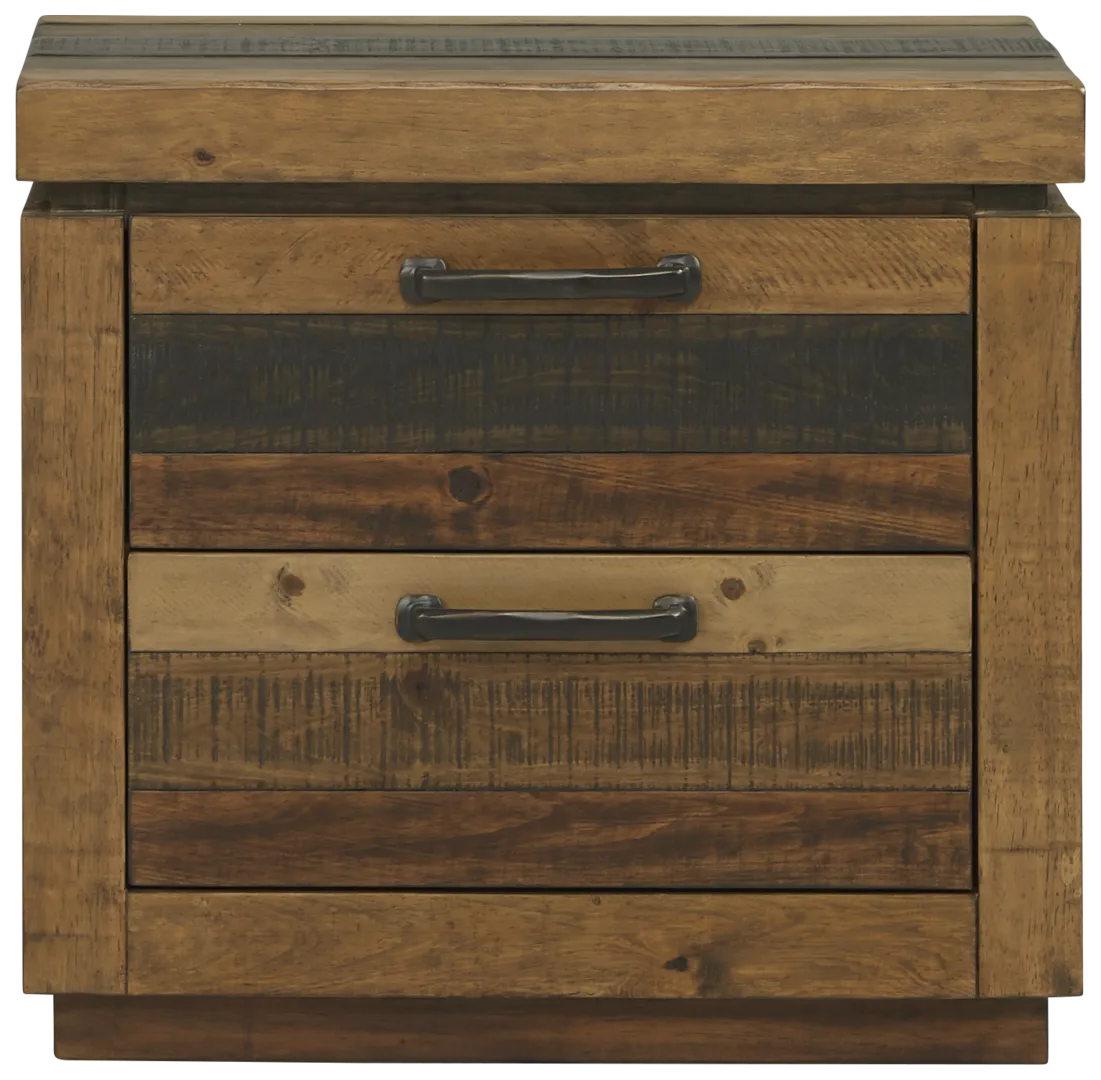 brown nightstand