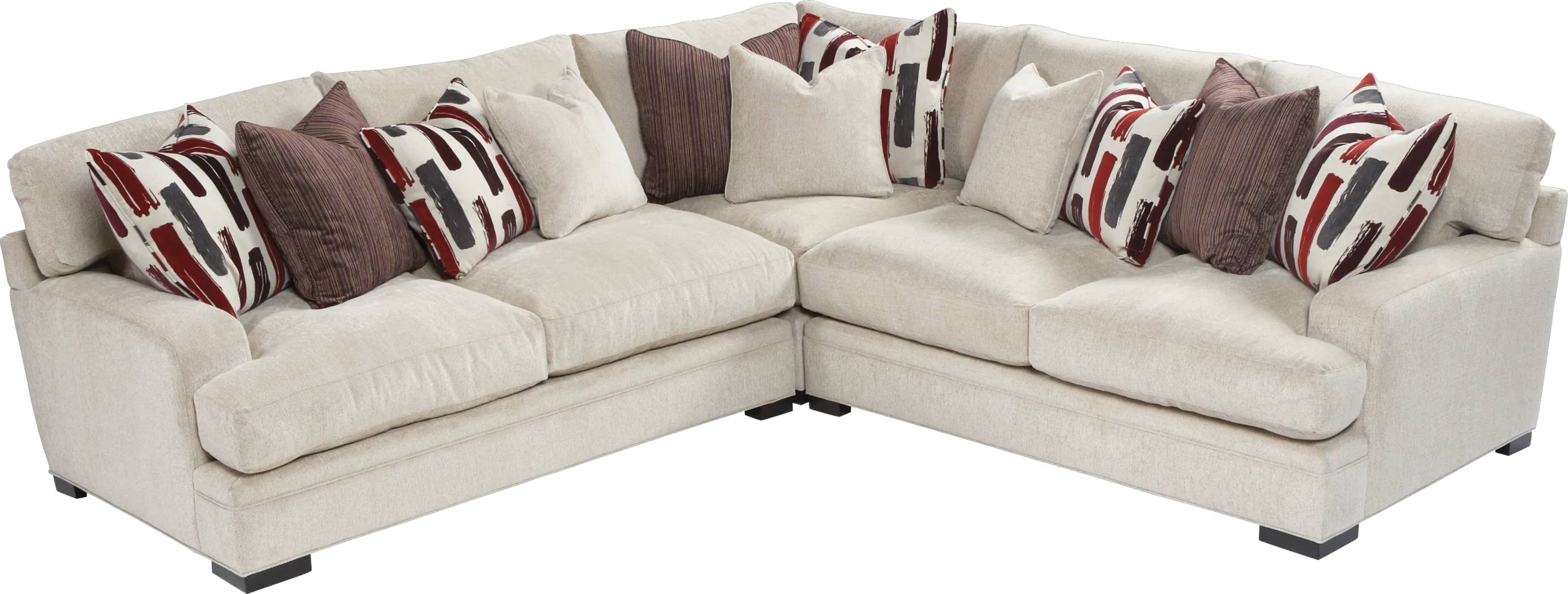 Cindy Crawford Home Brighton Park 3 Pc Sectional - Thumbnail - Image 1