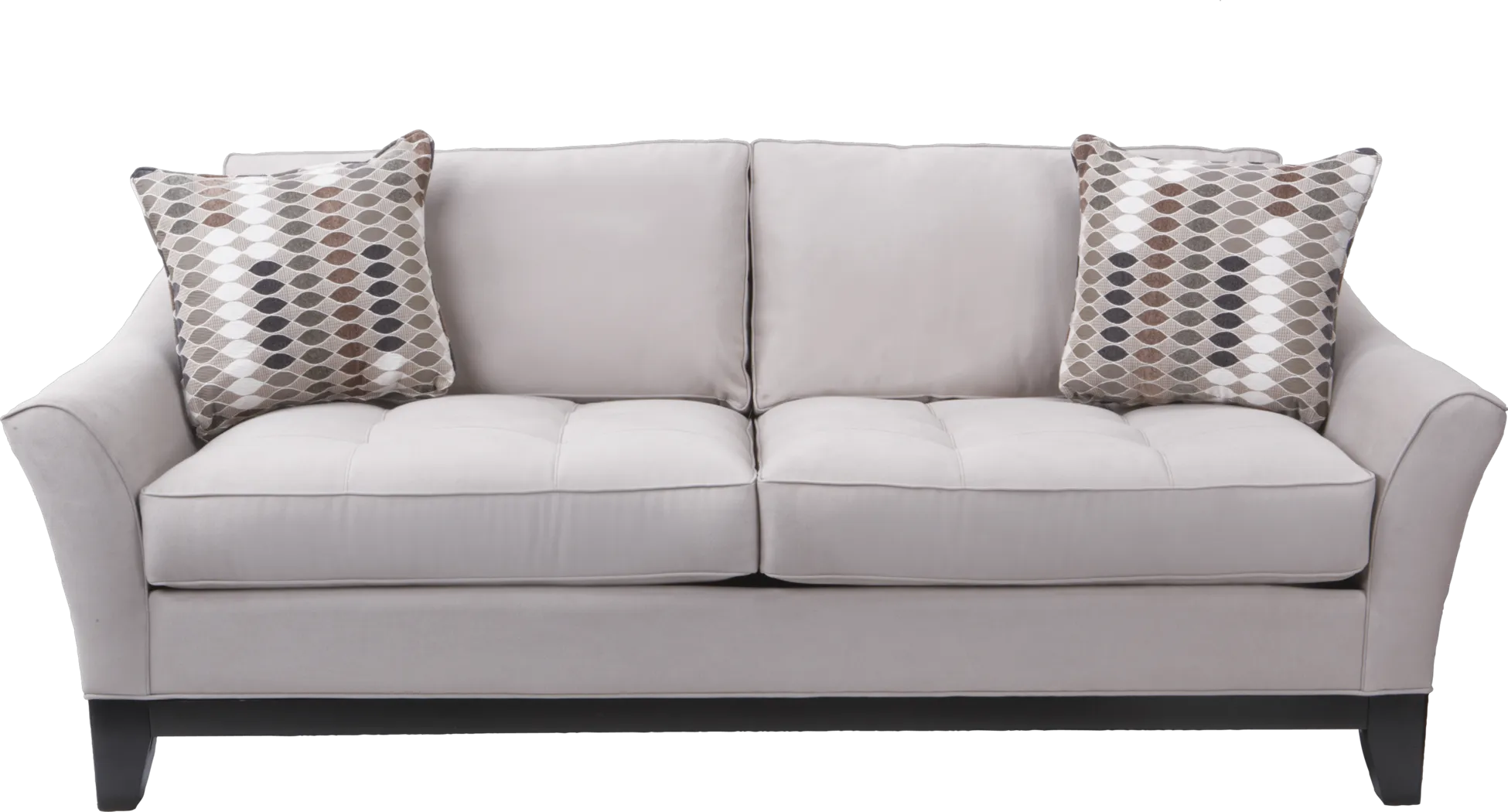 Cindy Crawford Home Newport Cove Lt. Taupe Sofa - Thumbnail - Image 1