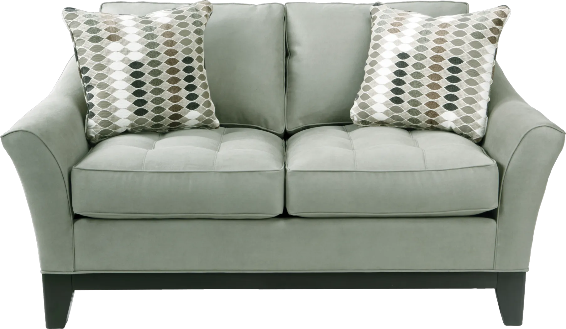 Cindy Crawford Home Newport Cove Olive Loveseat - Thumbnail - Image 1