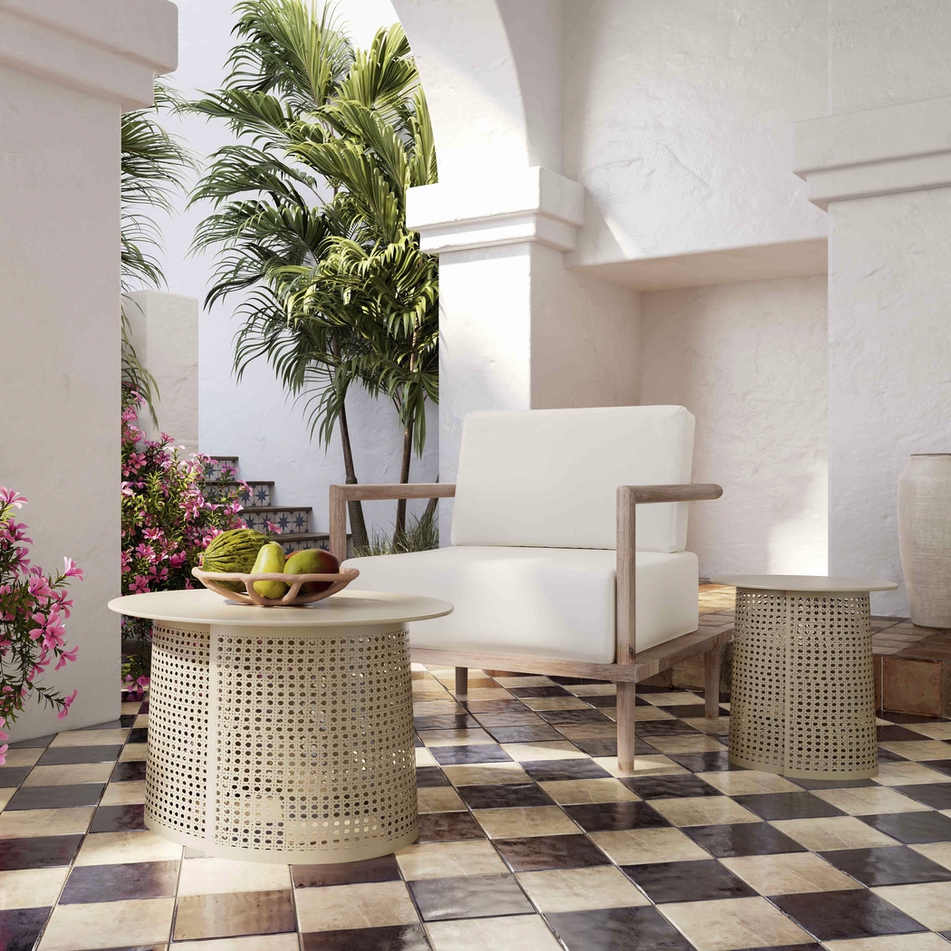 Cineraria Cream End Table - Thumbnail - Image 2