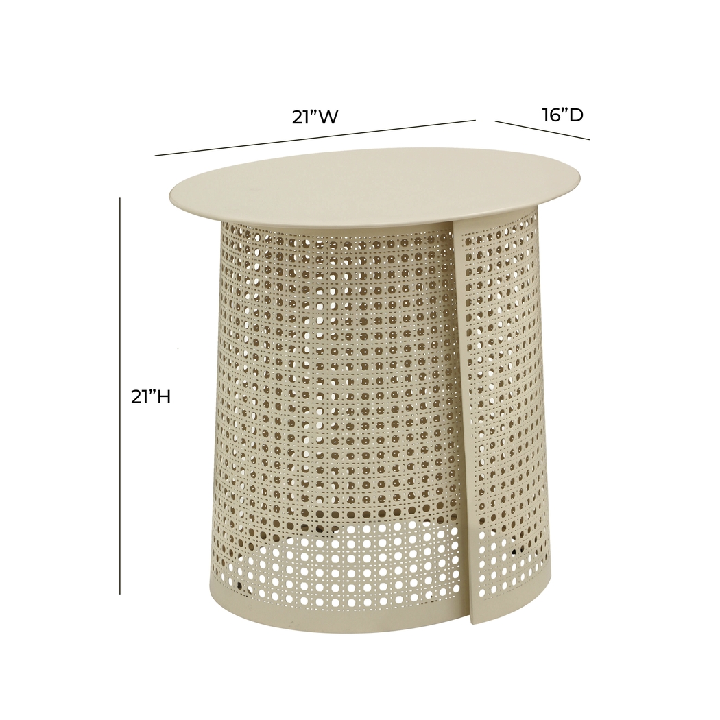 Cineraria Cream End Table - Thumbnail - Image 10