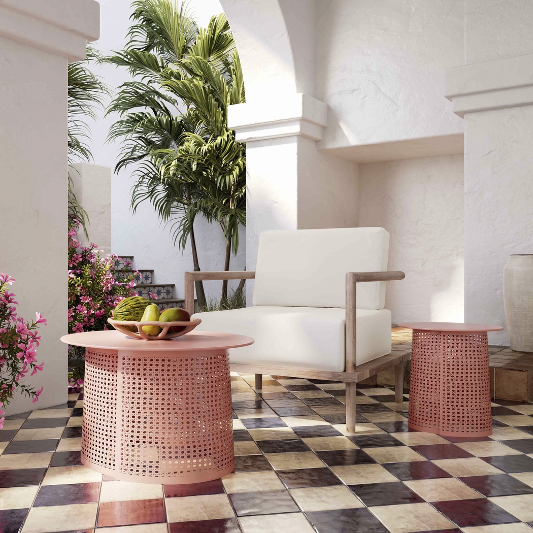 Cineraria Pink End Table - Thumbnail - Image 2