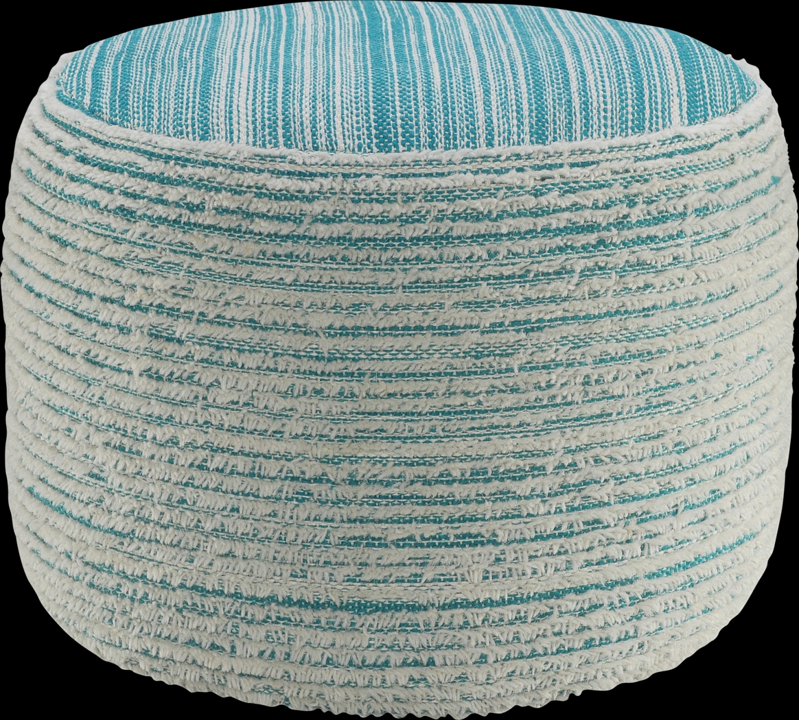 Cinnac Blue Pouf - Thumbnail - Image 1