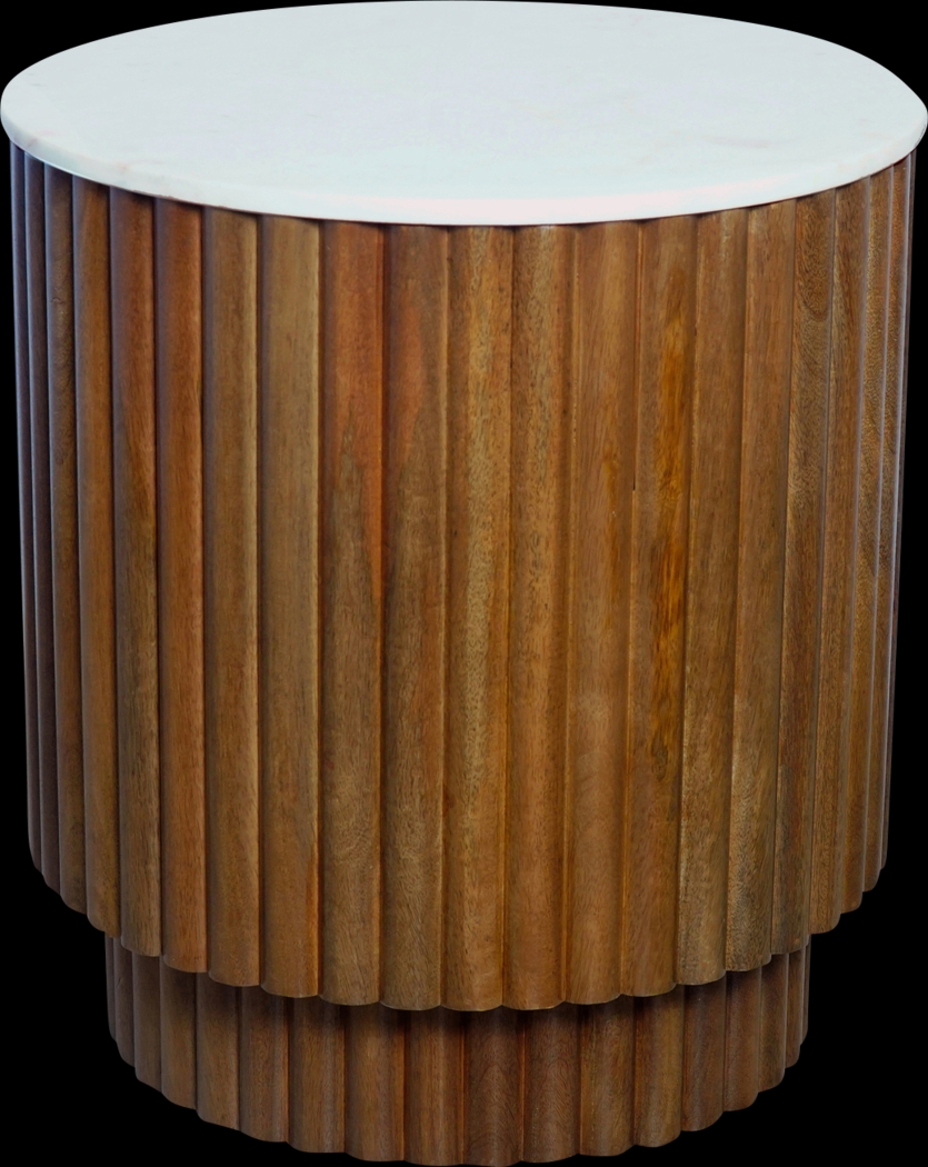 Cinron Brown Accent Table - Thumbnail - Image 1