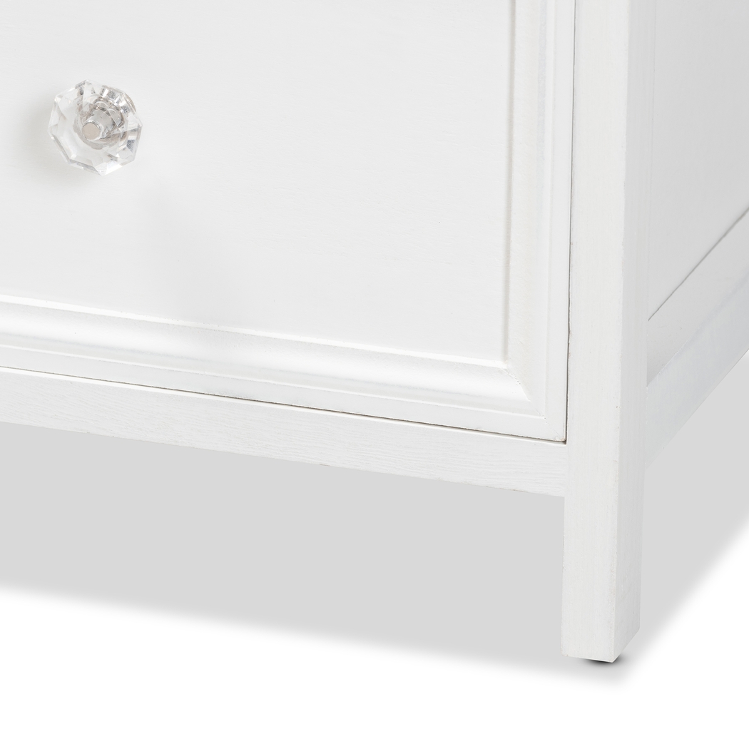 Cirencester White 2 Drawer Storage Unit - Thumbnail - Image 4