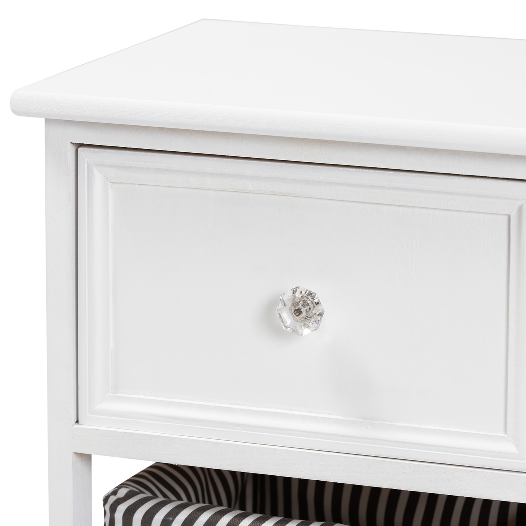 Cirencester White 2 Drawer Storage Unit - Thumbnail - Image 6