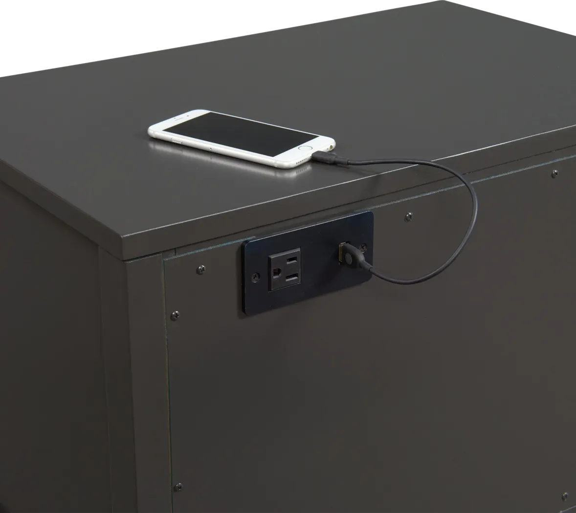 Cissy Charcoal Side Table - Thumbnail - Image 6