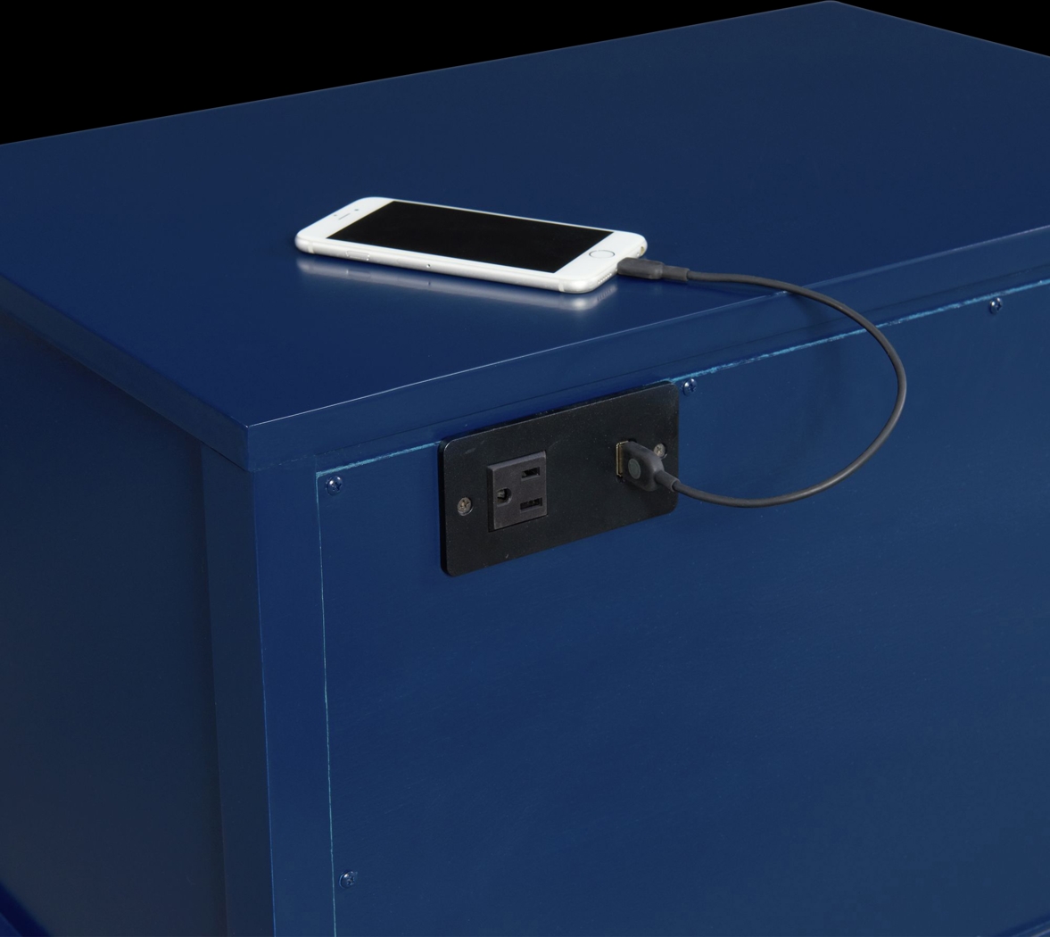 Cissy Navy Side Table - Thumbnail - Image 6