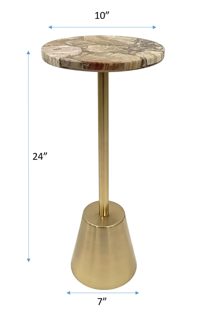 Cistus Gold Accent Table - Thumbnail - Image 9