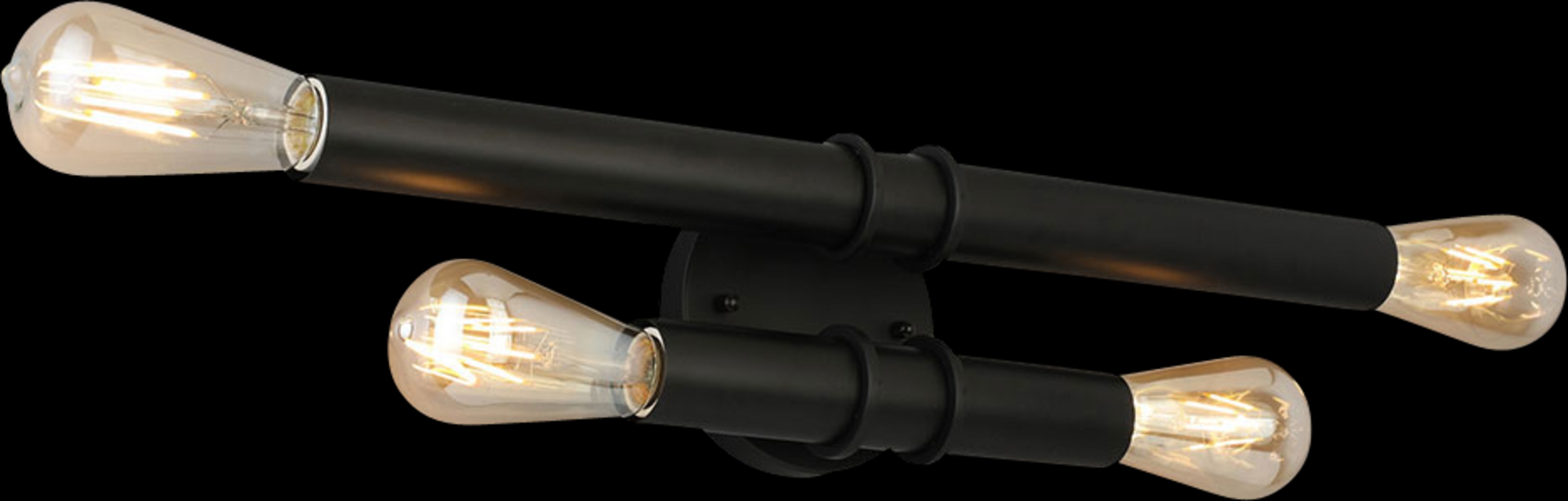 Citation Trail Large Black Sconce - Thumbnail - Image 1