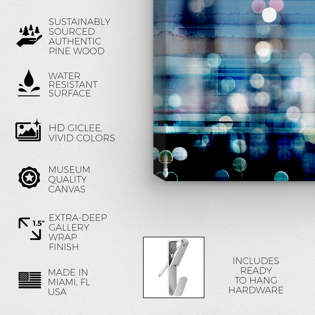 City Glare Blue Artwork - Thumbnail - Image 3