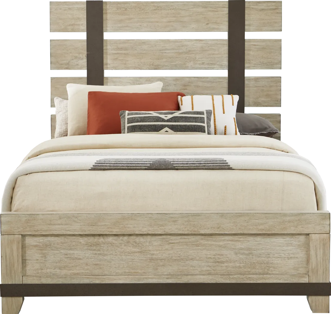City Mill Sandstone 7 Pc King Panel Bedroom - Thumbnail - Image 2