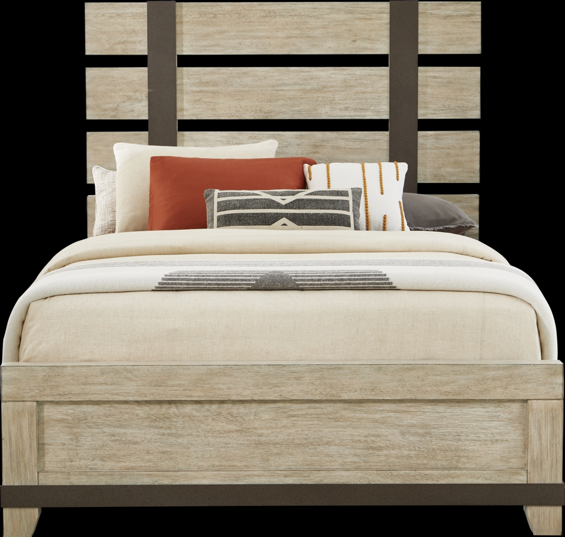 City Mill Sandstone 3 Pc Queen Panel Bed - Thumbnail - Image 1