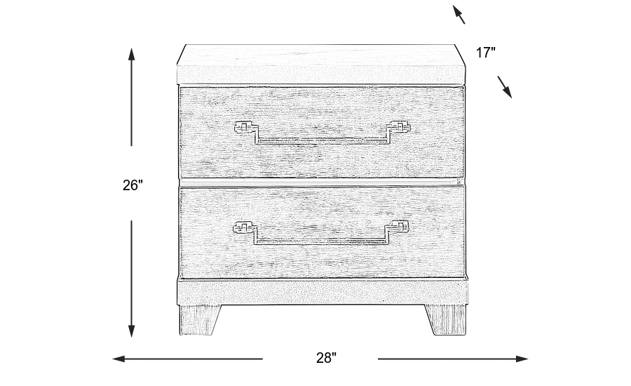 Dimension Image. Please refer to the Dimension Tab on this page for dimension details.
