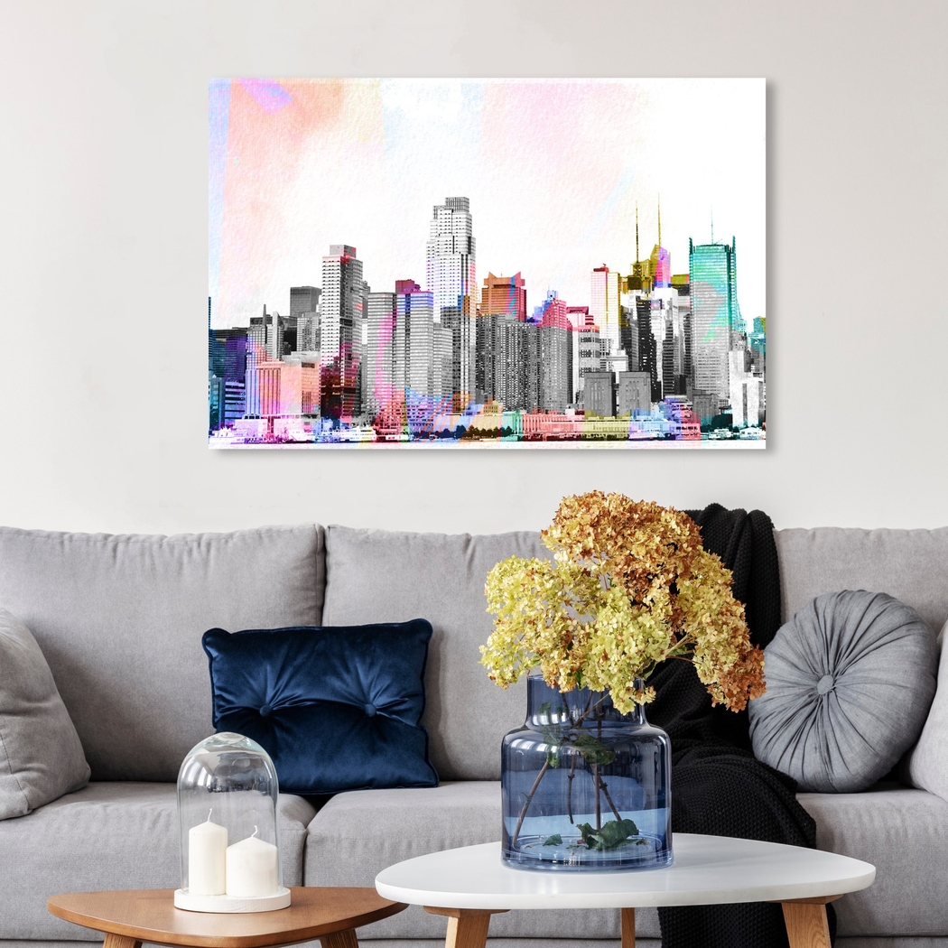 City Night View White Artwork - Thumbnail - Image 4