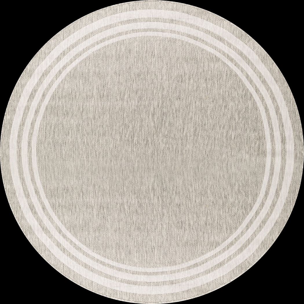Civada Oatmeal 7'10 Round Rug - Thumbnail - Image 1