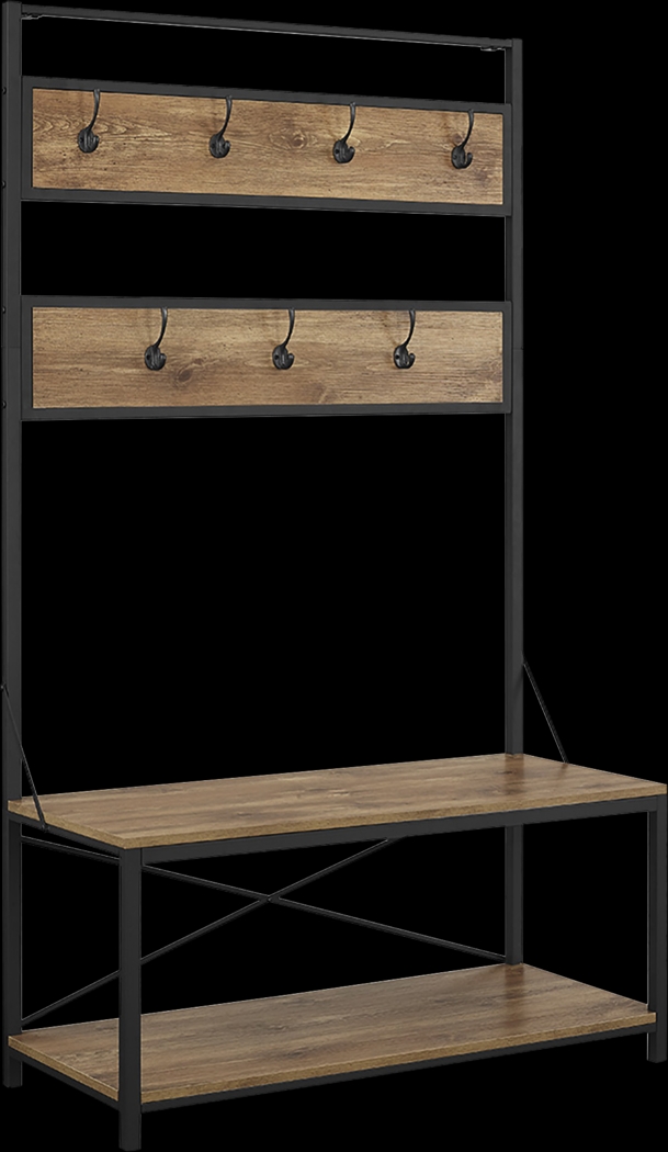 Civray Brown Bench - Thumbnail - Image 1