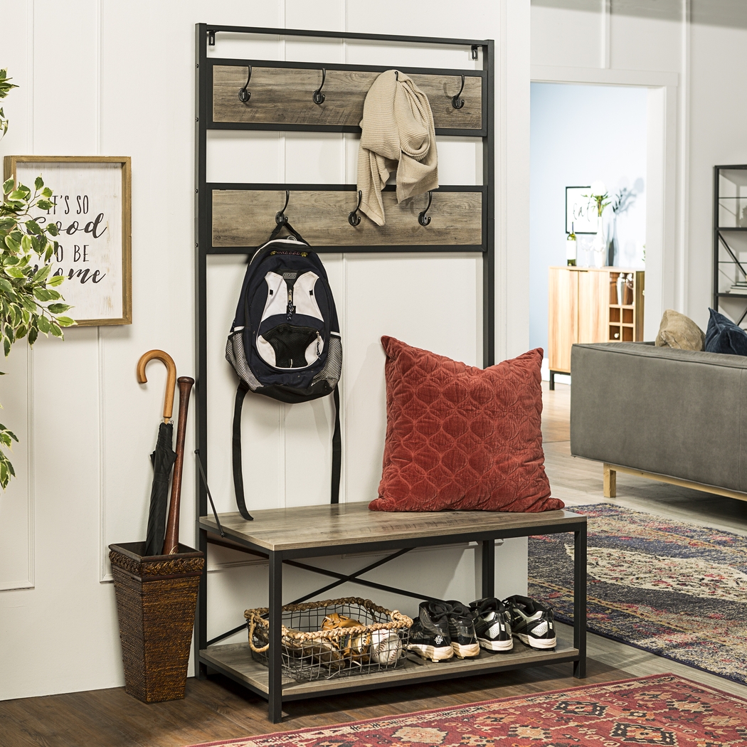 Civray Gray Bench - Thumbnail - Image 2