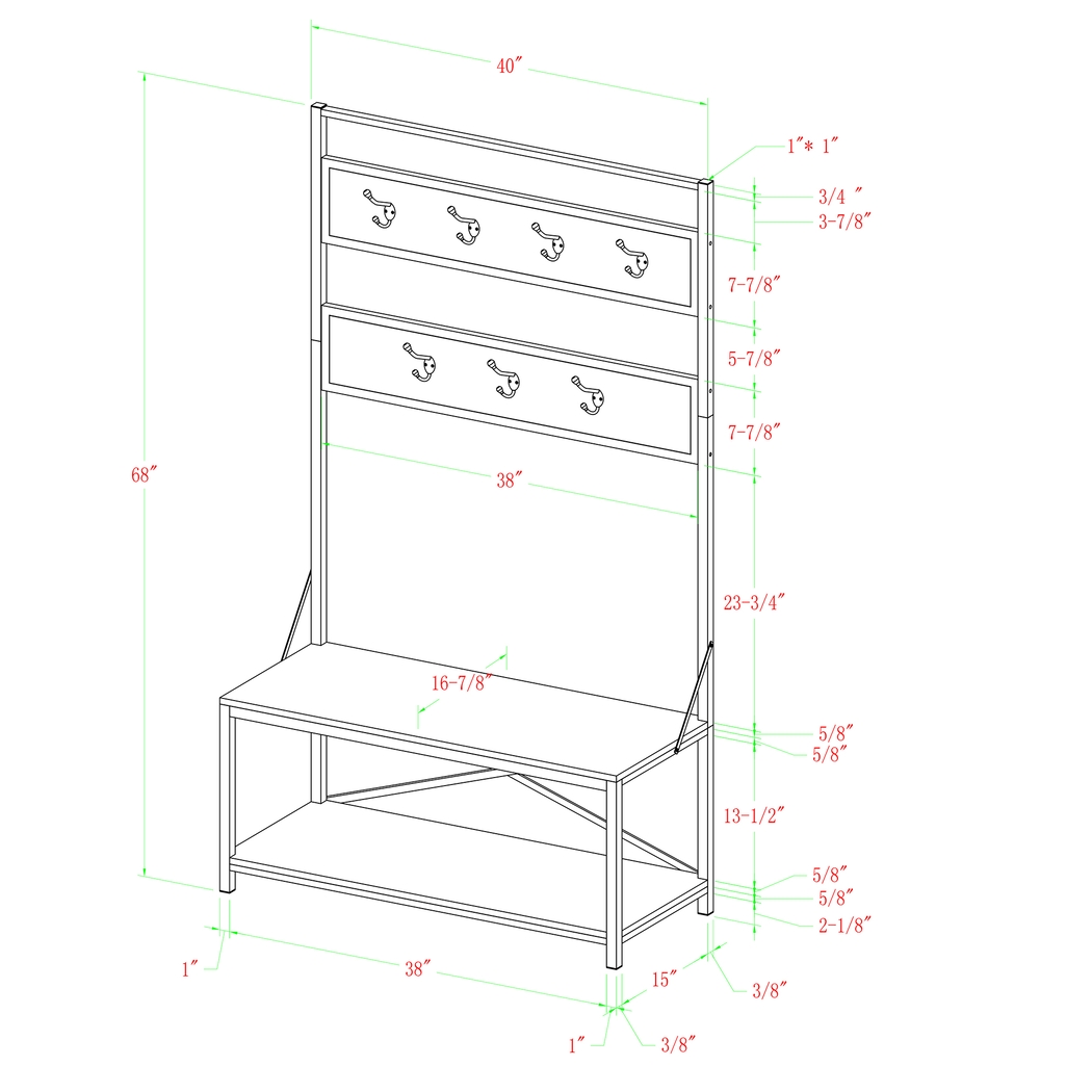 Civray Gray Bench - Thumbnail - Image 5