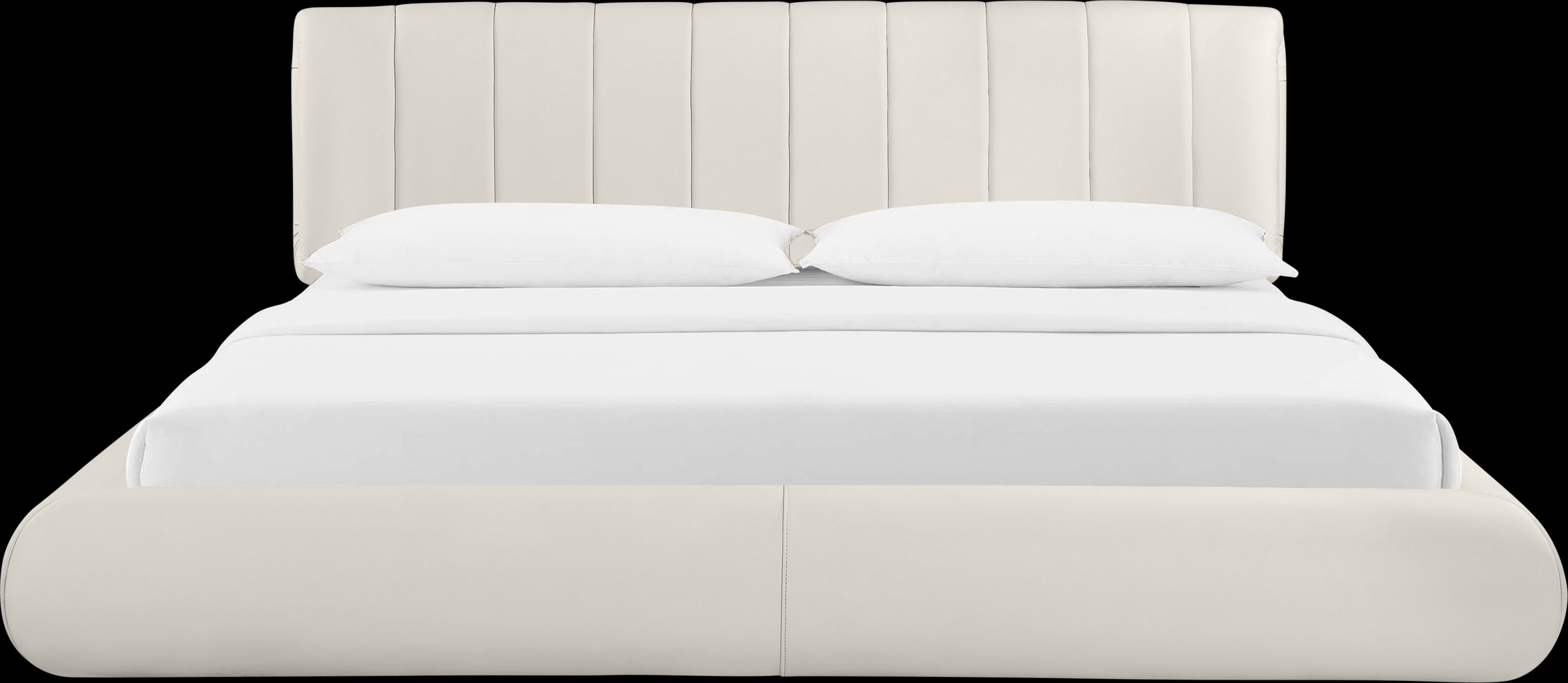 Clachan Cream Queen Bed - Thumbnail - Image 3