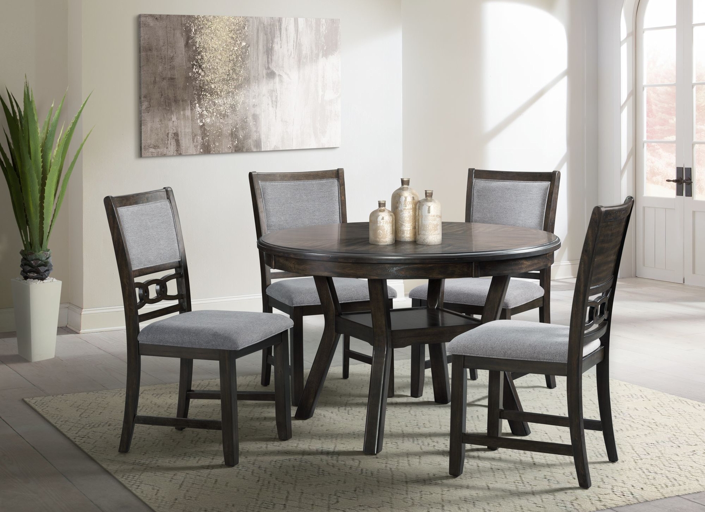 Clackamas Brown Dining Table - Thumbnail - Image 2