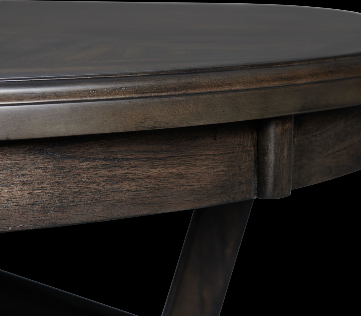 Clackamas Brown Dining Table - Thumbnail - Image 4