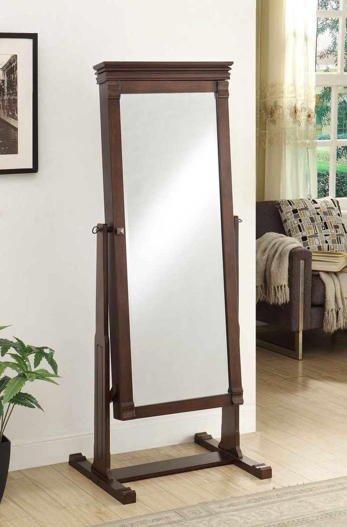 Clagett Brown Mirror Jewelry Armoire - Thumbnail - Image 2