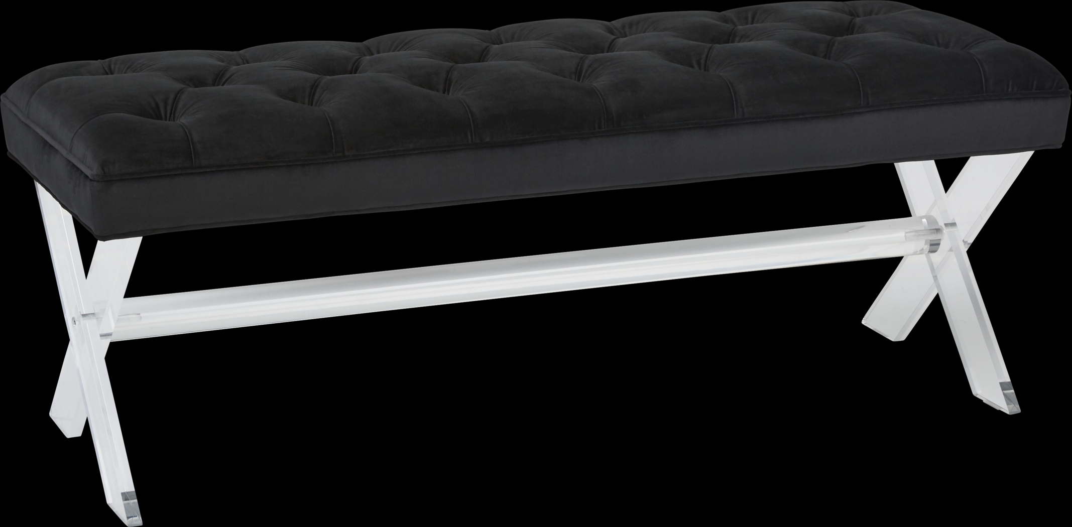 Claira Black Accent Bench - Thumbnail - Image 1