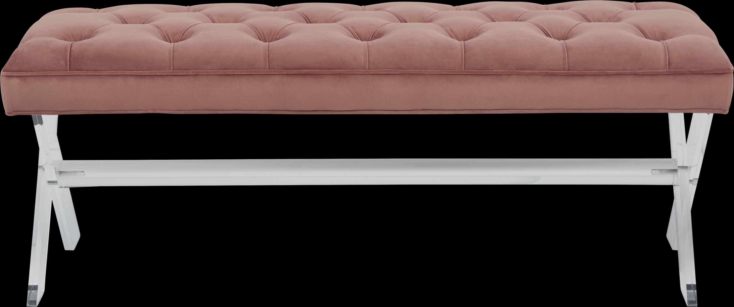 Claira Salmon Accent Bench - Thumbnail - Image 2