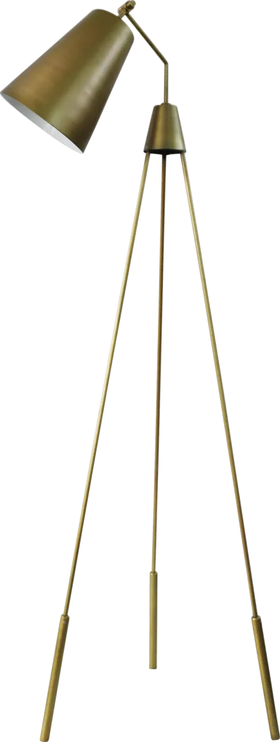 Clairborn Gold Floor Lamp - Thumbnail - Image 1