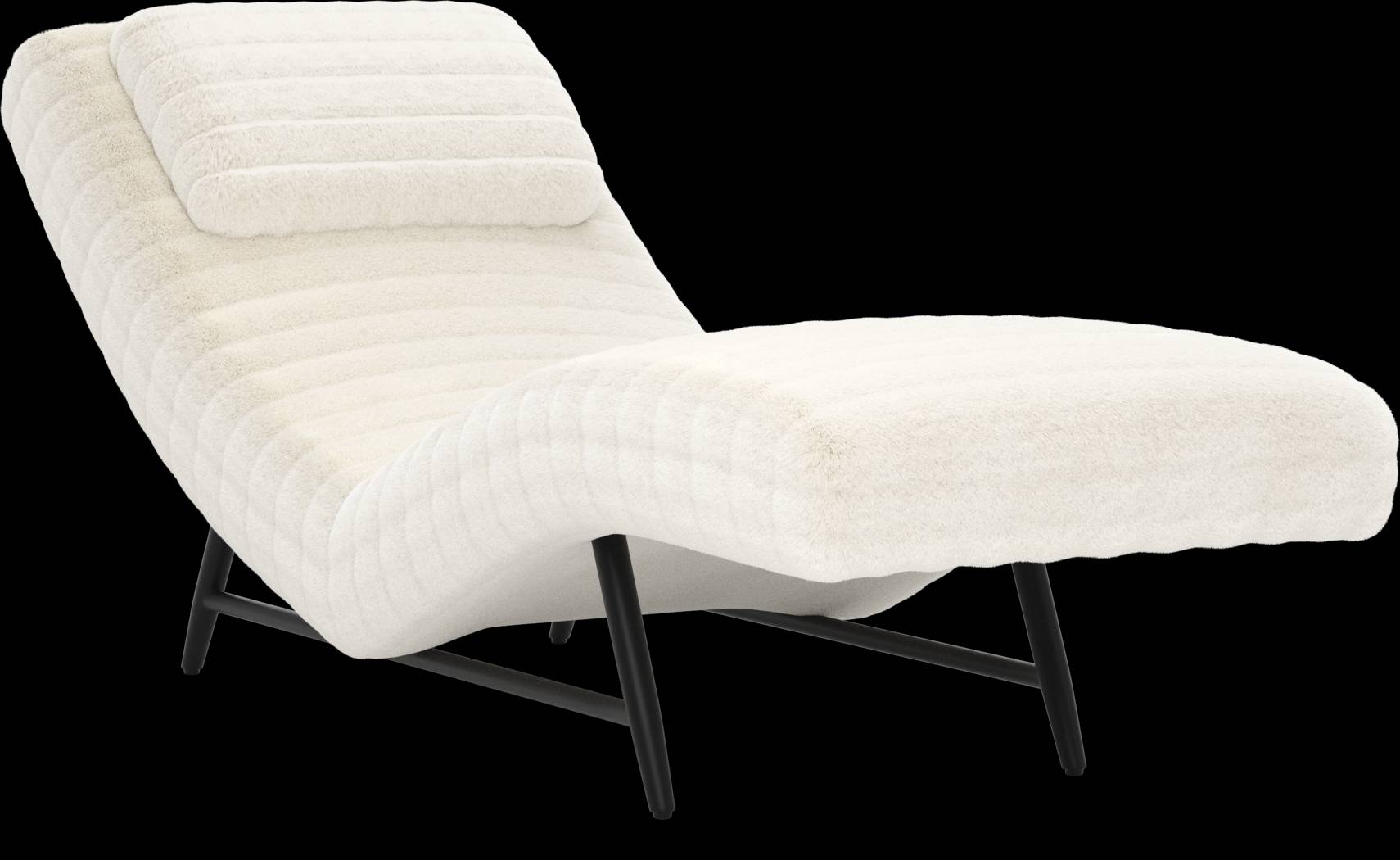 Claire Ivory Chaise - Thumbnail - Image 1