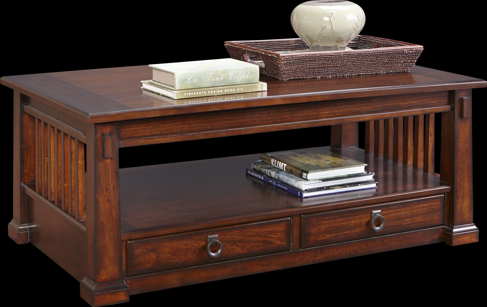 Clairfield Tobacco Lift-Top Cocktail Table - Thumbnail - Image 1