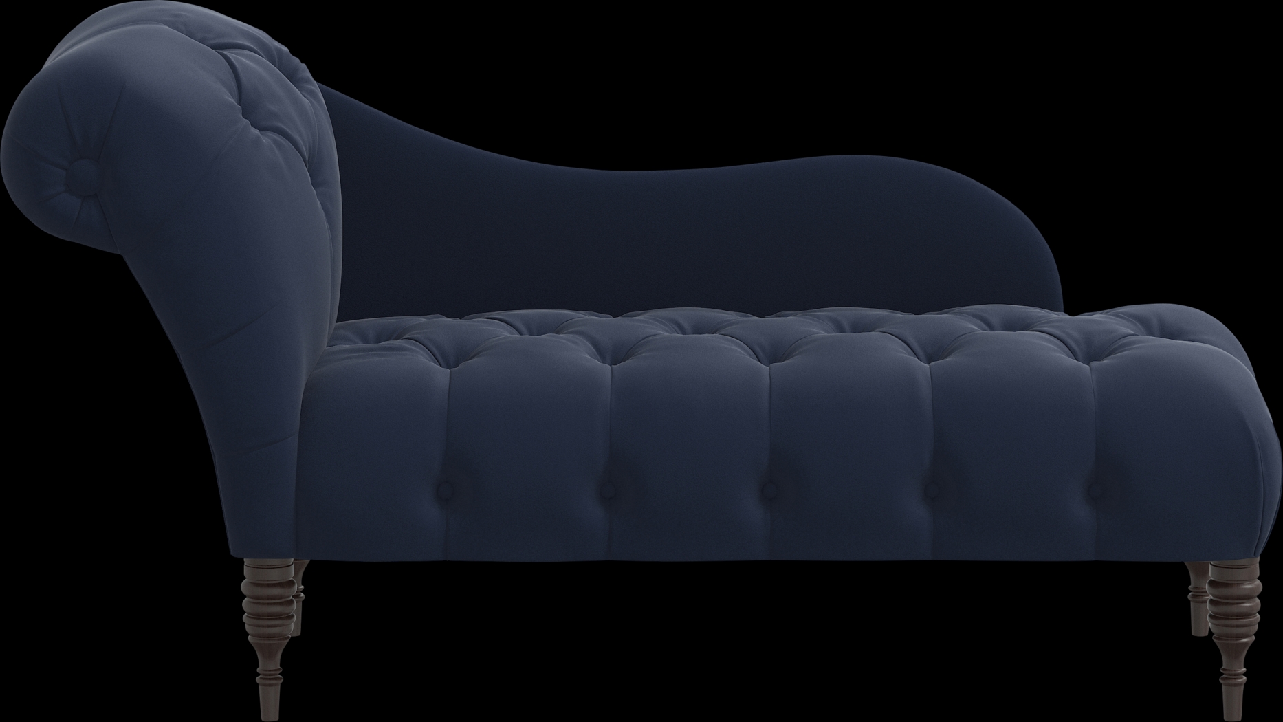 Clairhaven Navy Settee - Thumbnail - Image 2