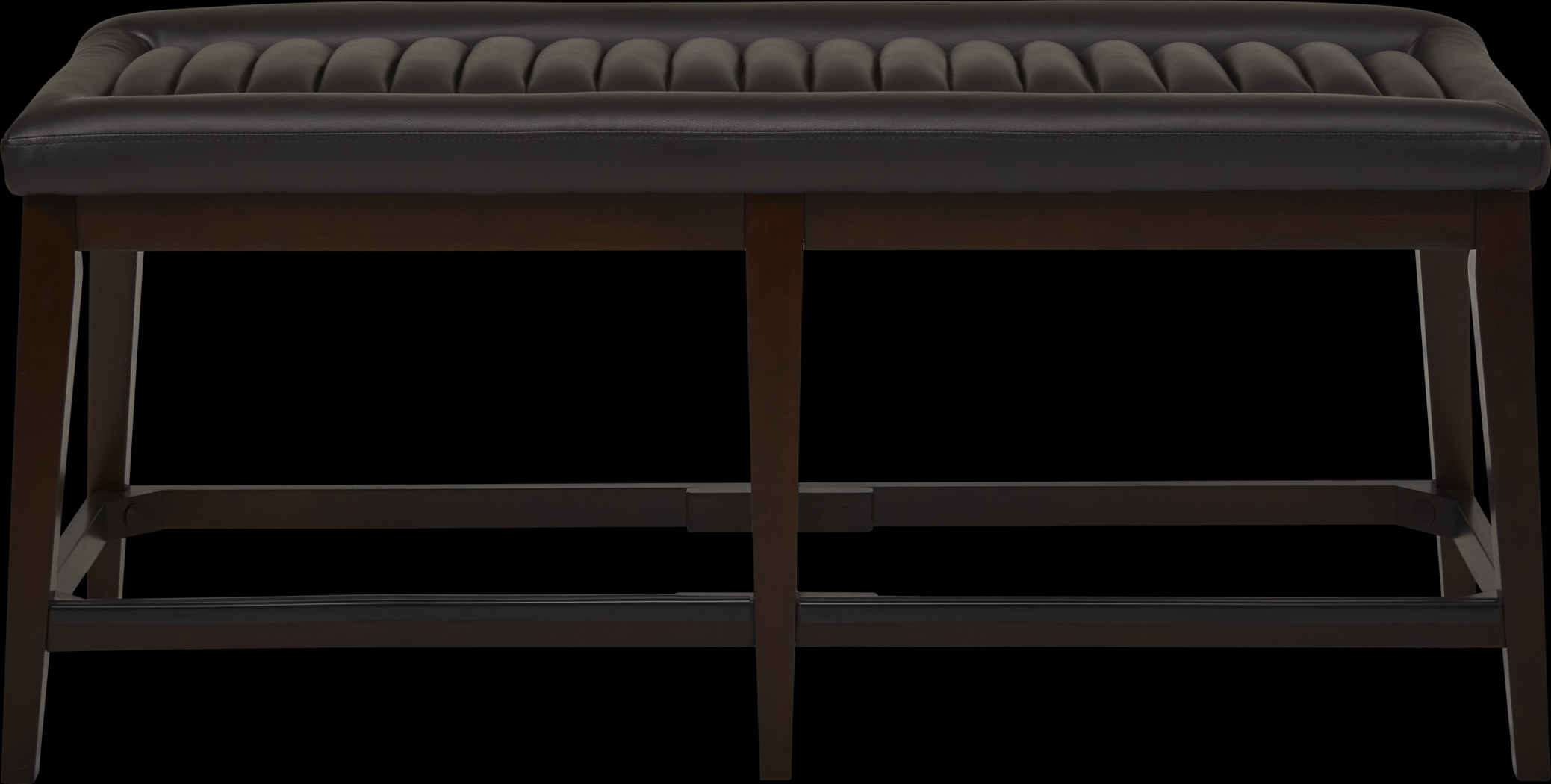 Clairmont Heights Black Counter Height Bench - Thumbnail - Image 2