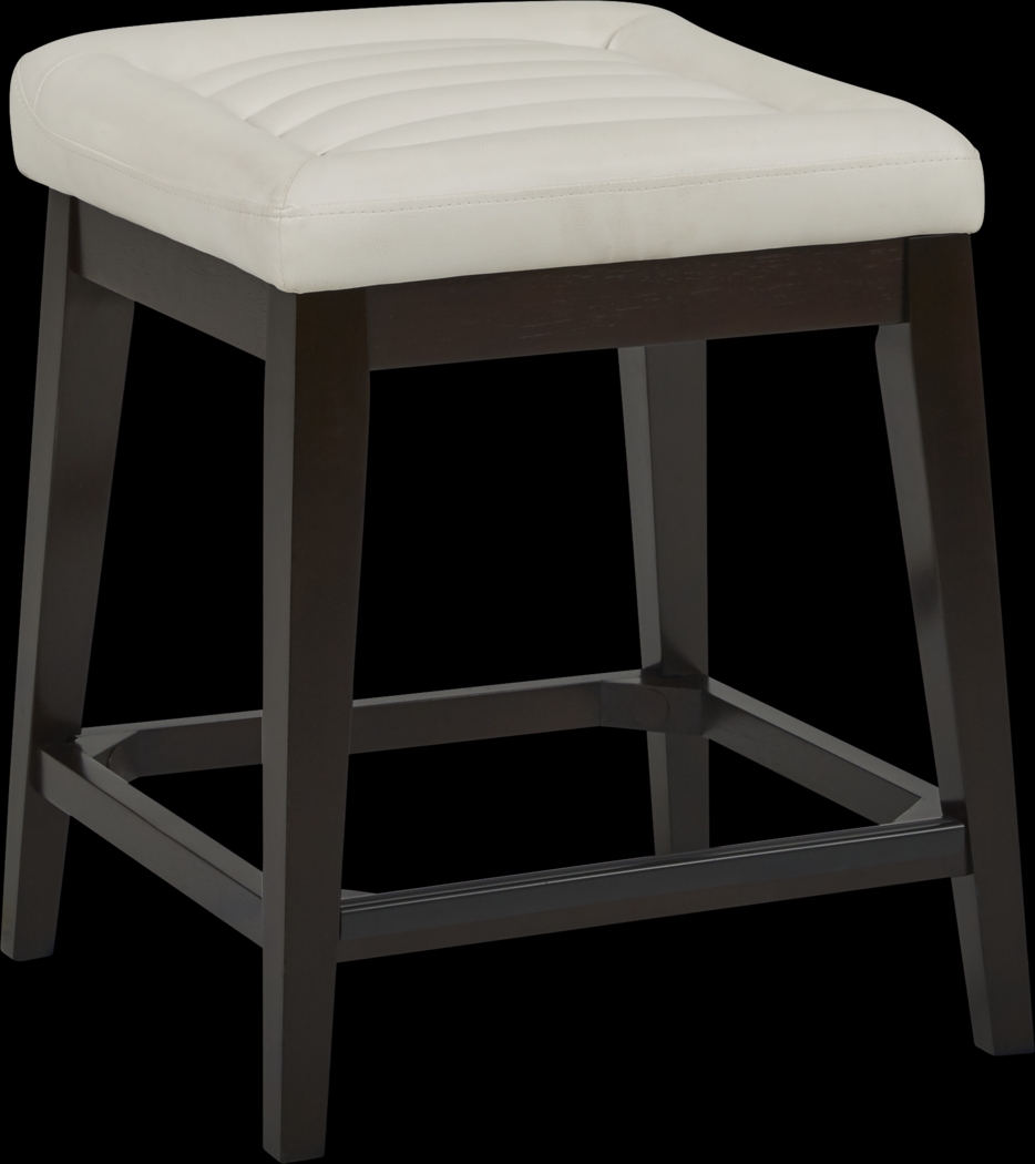 Clairmont Heights White Counter Height Kyoto Stool - Thumbnail - Image 1