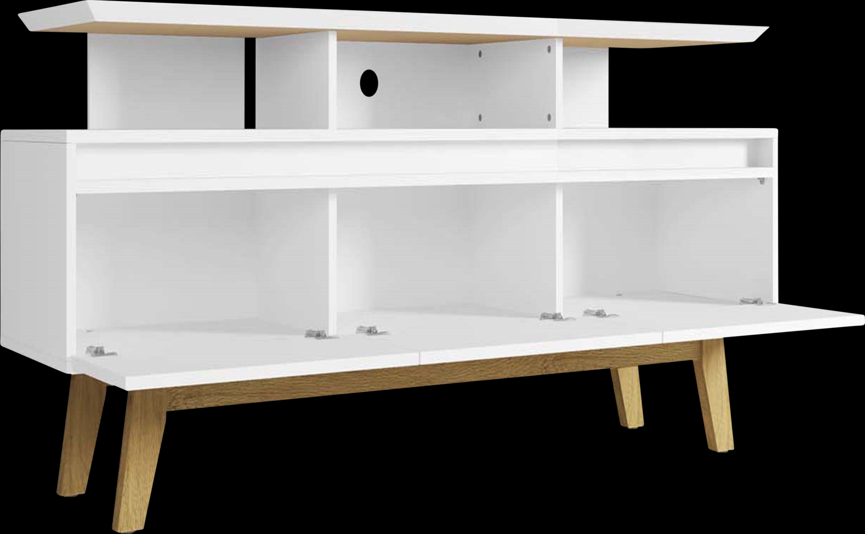 Clairton White 63 in. Console - Thumbnail - Image 3