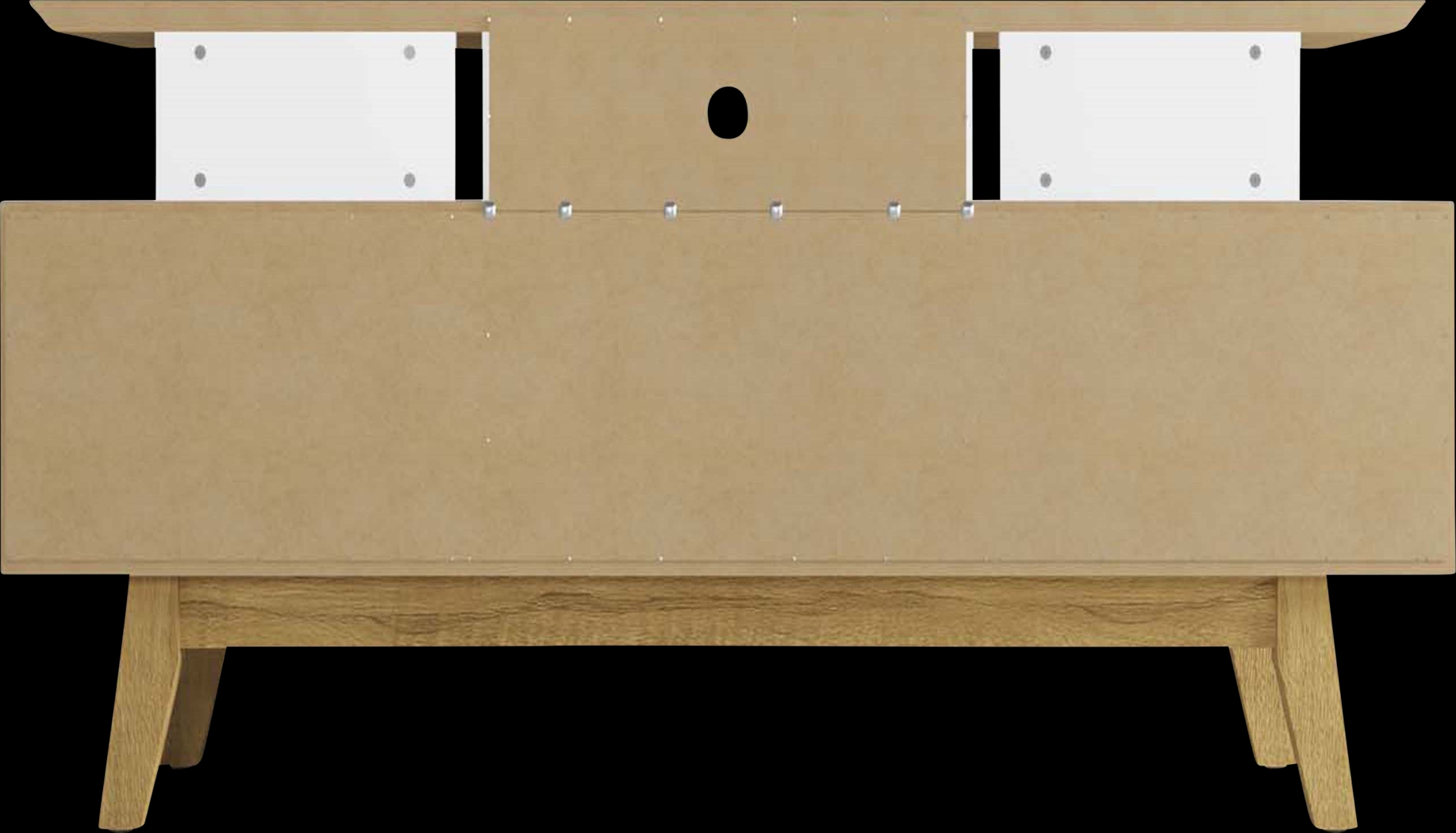 Clairton White 63 in. Console - Thumbnail - Image 4