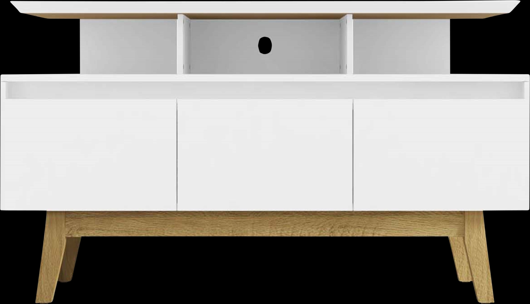 Clairton White 63 in. Console - Thumbnail - Image 1