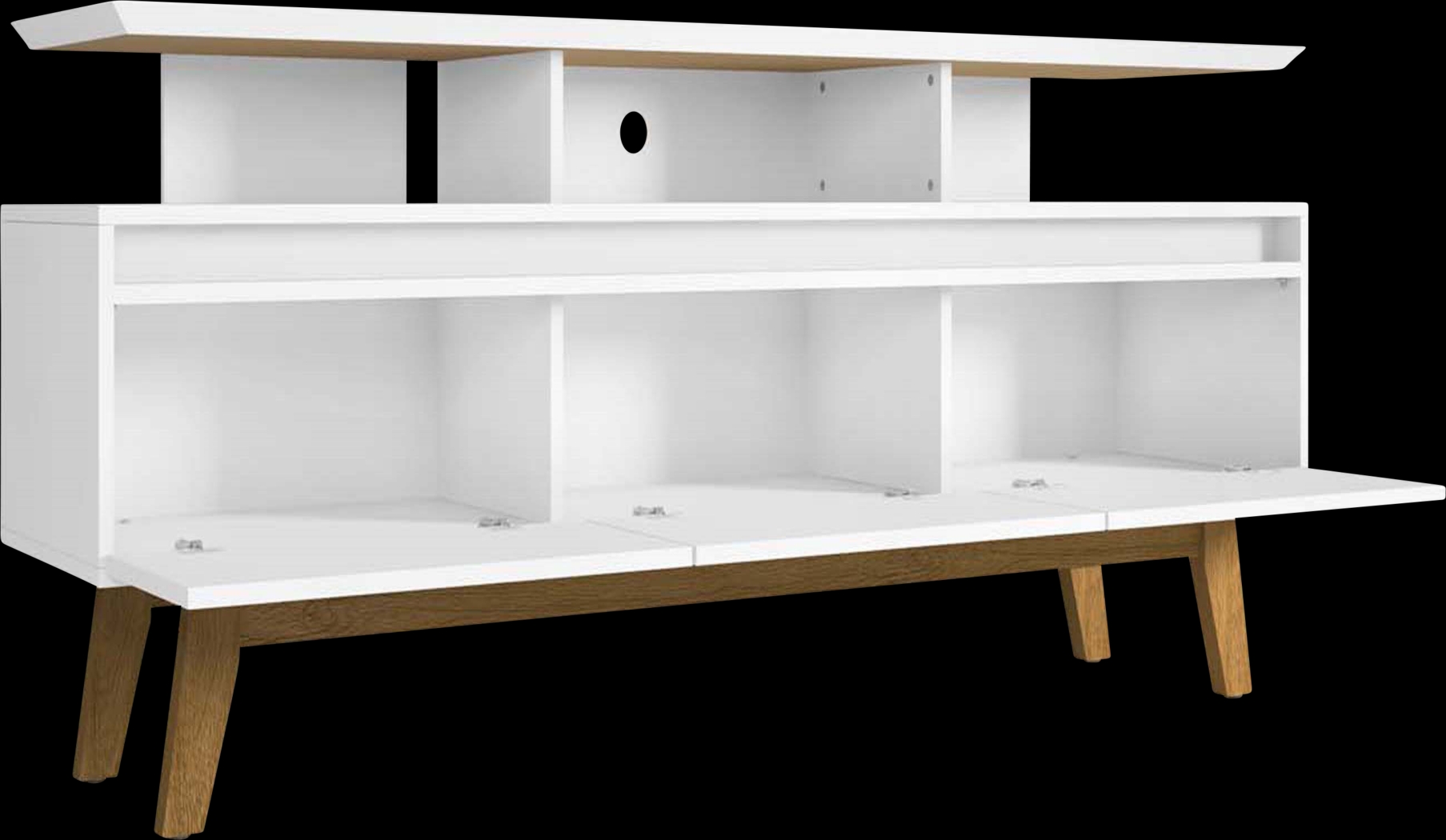 Clairton White 71 in. Console - Thumbnail - Image 3