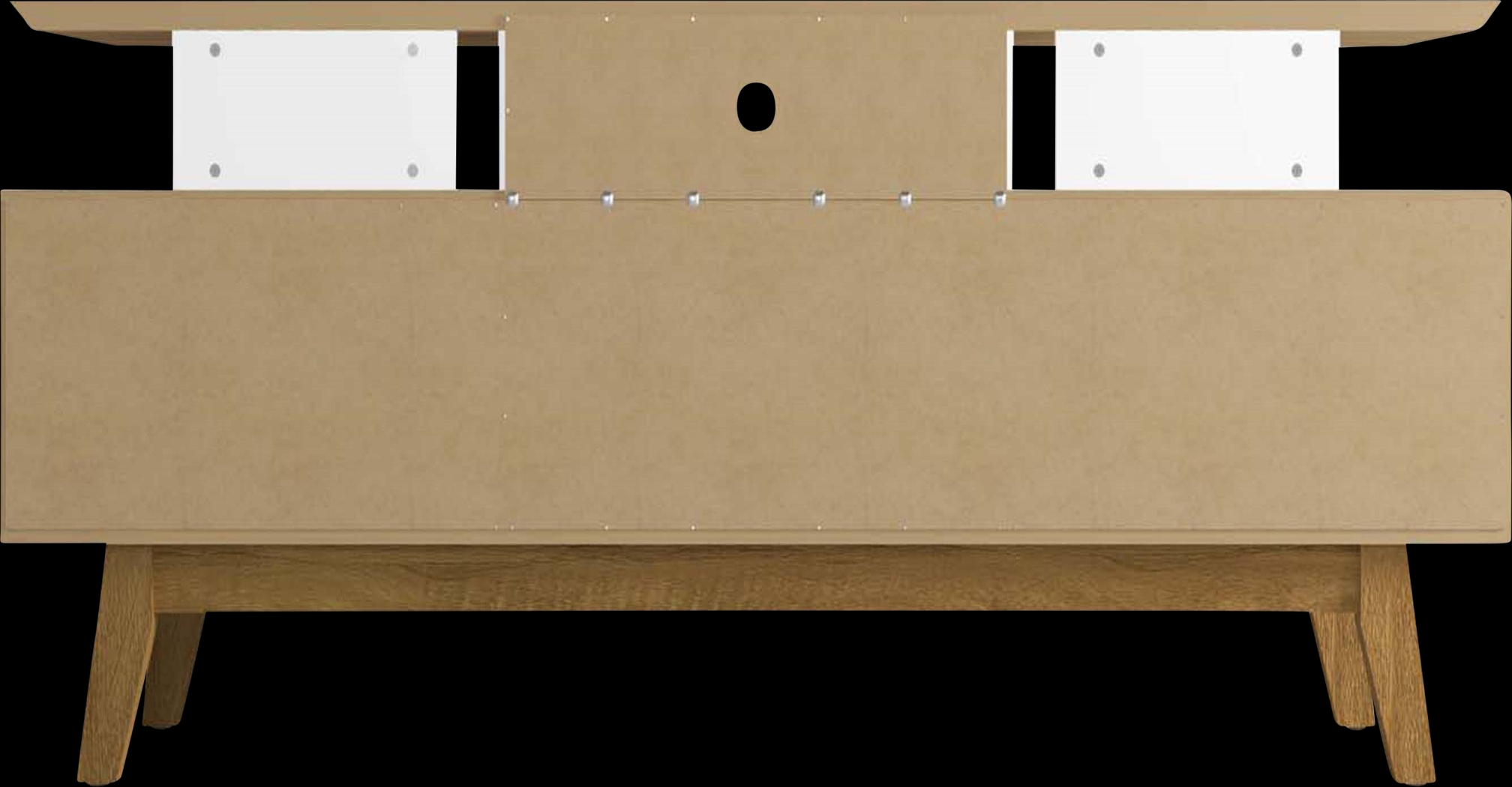 Clairton White 71 in. Console - Thumbnail - Image 4