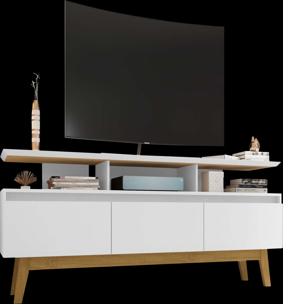 Clairton White 71 in. Console - Thumbnail - Image 8